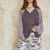Stone Washed Rib Hoodie