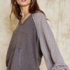 Stone Washed Rib Hoodie - Image 5